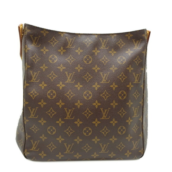 LOUIS VUITTON Looping GM Shoulder Bag M51145 Monogram Brown ⭐ - Picture 2 of 9